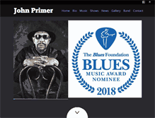 Tablet Screenshot of johnprimerblues.com